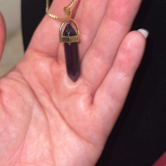 Layered Necklace with Pendant - Picture 5 of 6